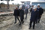 Bakan Çağatay Kılıç, İlkadım Gençlik Merkezi'nin inşaatını gezdi.