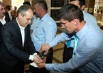 Gençlik ve Spor Bakanı Akif Çağatay Kılıç, Samsun'un İlkadım İlçe Belediye Başkanlığı'na ziyarette bulundu.