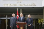 Gençlik ve Spor Bakanı Akif Çağatay Kılıç, 62. Hükümette Dışişleri Bakanı olarak görev alan Mevlut Çavuşoğlu'na hayırlı olsun ziyaretinde bulundu.